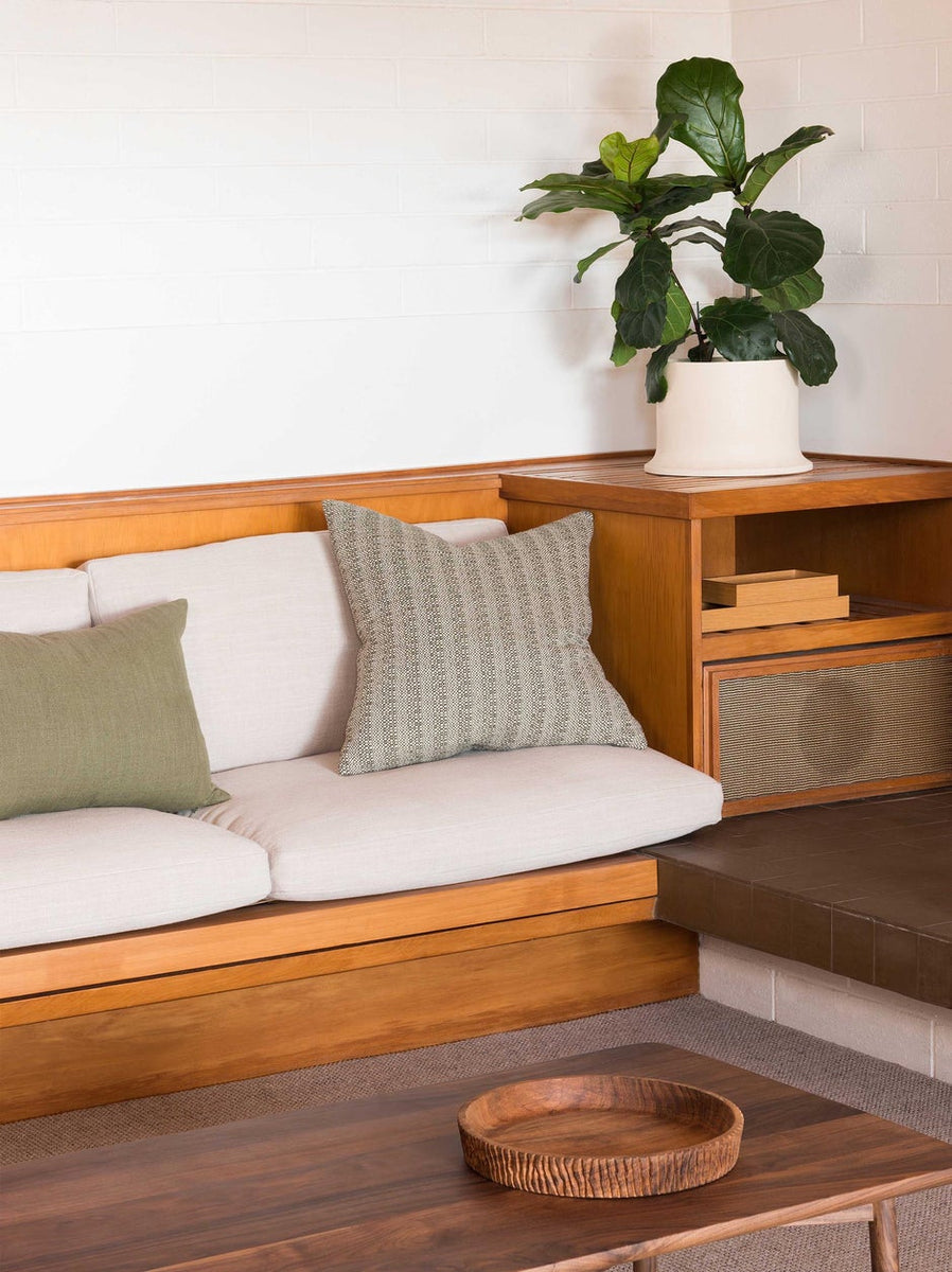 Basket Woven Cushion Cover 55x55 Tussocks Homeware