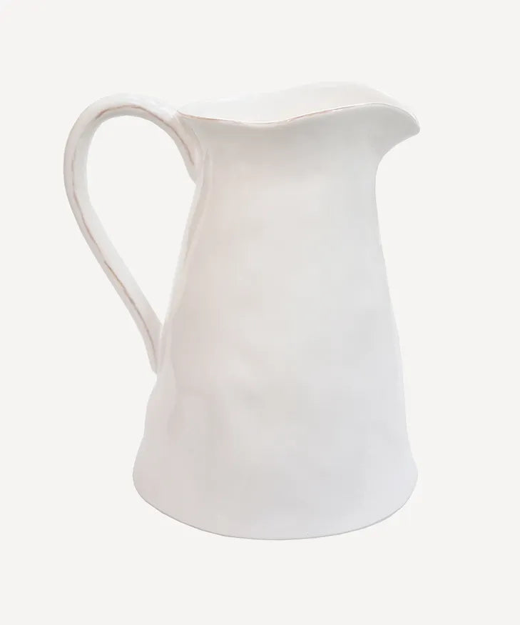 Large White Pitcher – Tussocks Homeware