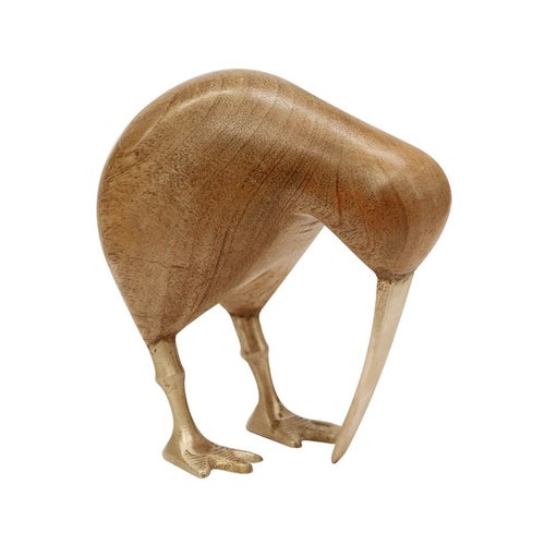 Wooden Kiwi Rounded Belly